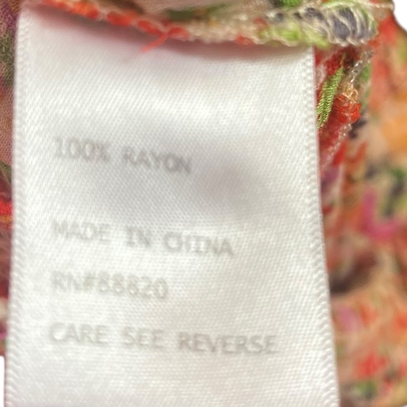 Cynthia Rowley Vibrant Floral Maxi Skirt, Size XL - Picture 7 of 8